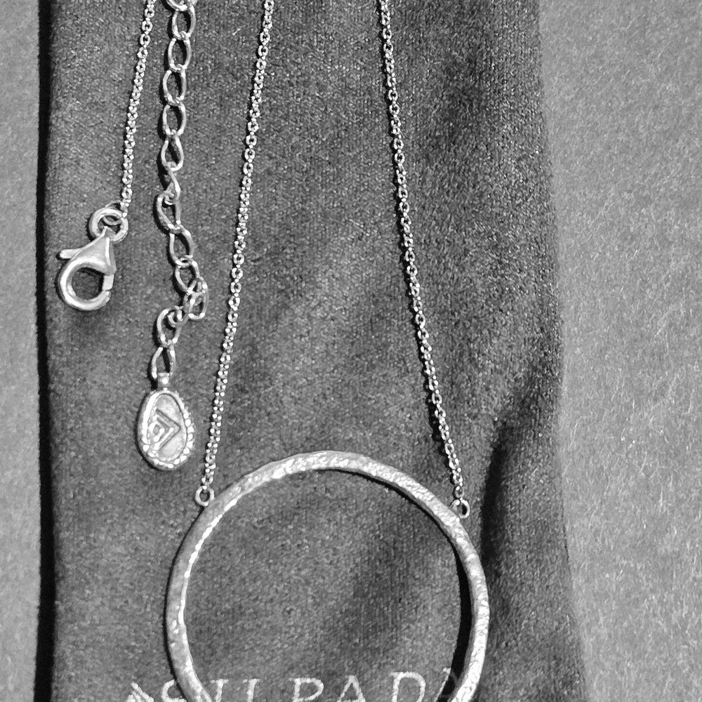 Silpada Textured Silver Necklace